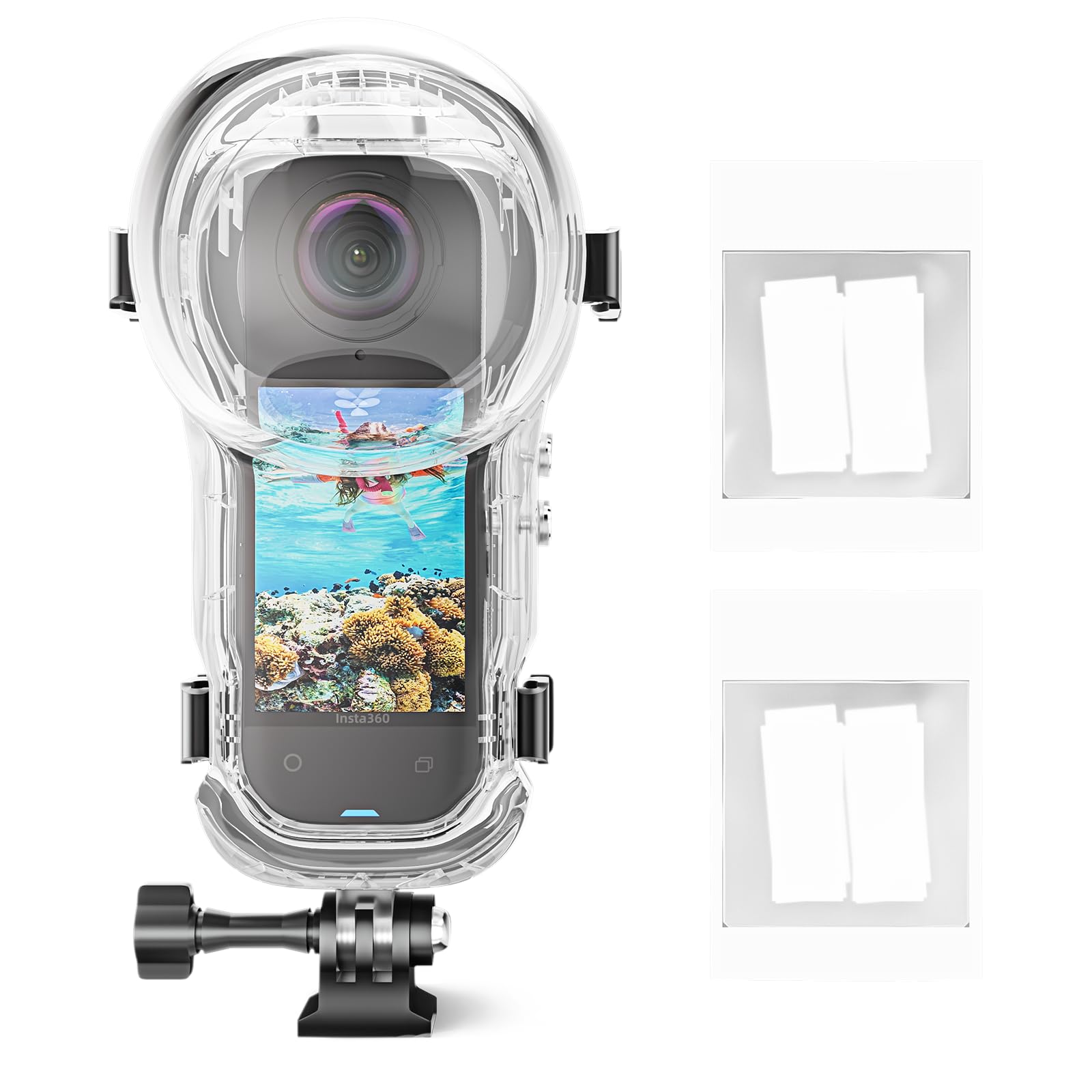 Insta360 ONE X2 潜水ケース DIVE CASE insta360 one x2 Dive Case 防水クリアレンズケース insta360 one x2
